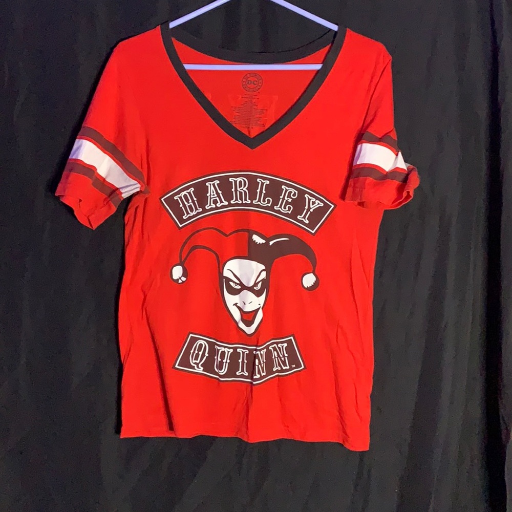 Jersey style Harley Quinn tshirt